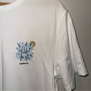 NWT Men’s L lululemon 100% Cotton Jersey T-Shirt Big Island Hawaii City - White